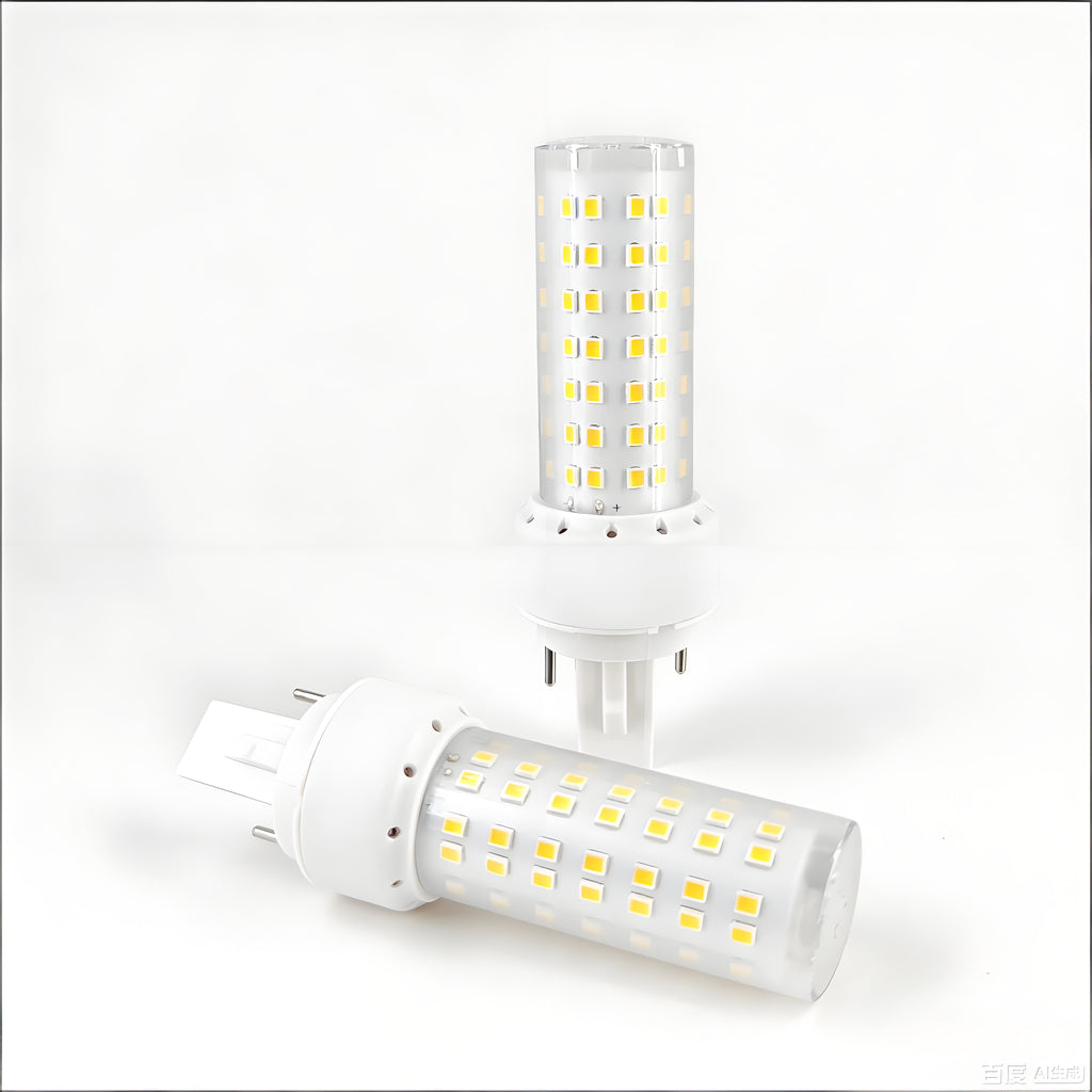 G24 LED Bulb 10W 1000LM 6000K Cool White | 2-Pin PLC Plug-in | CFL Replacement | Pack of 2