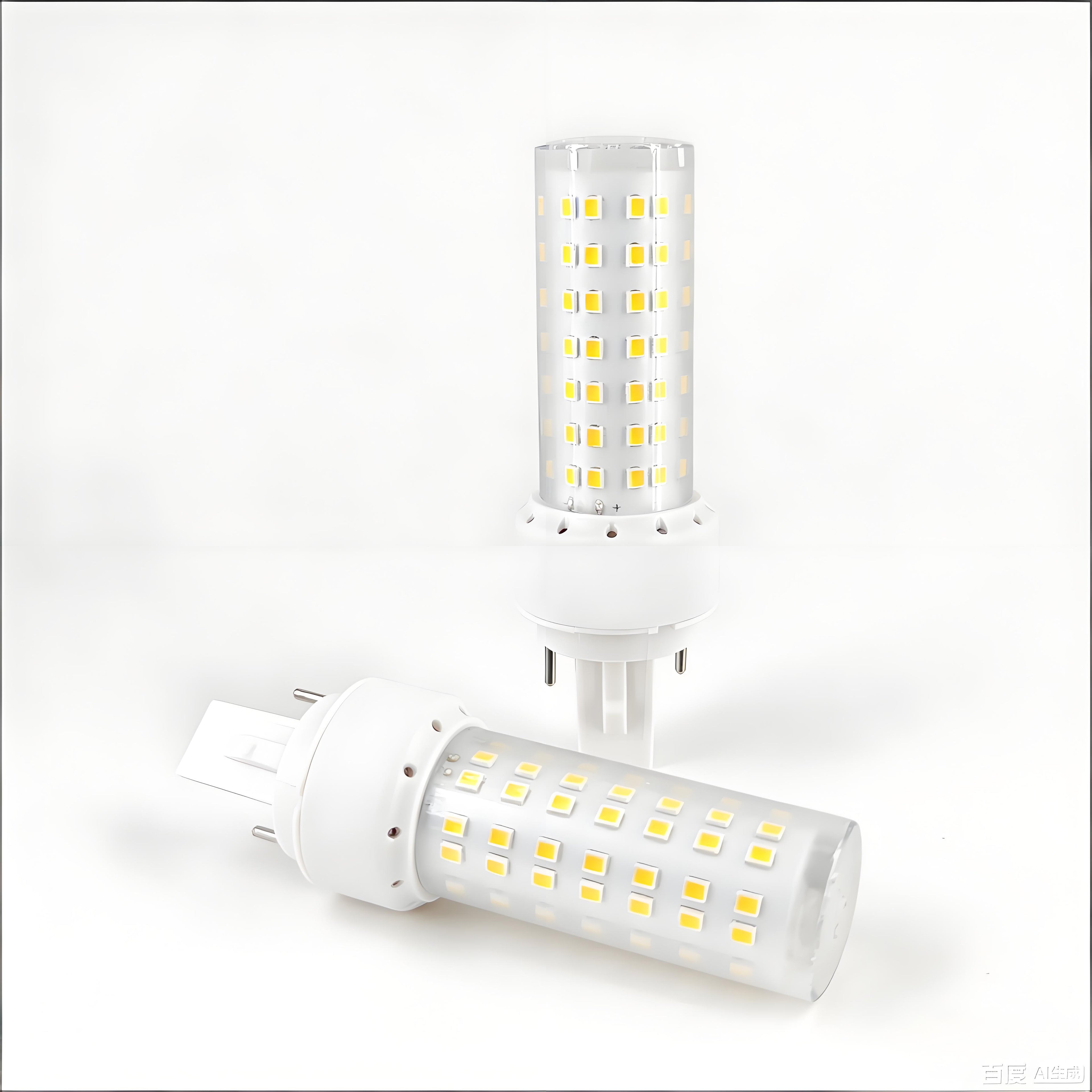 G24 LED Bulb 10W 1000LM 6000K Cool White | 2-Pin PLC Plug-in | CFL Replacement | Pack of 2