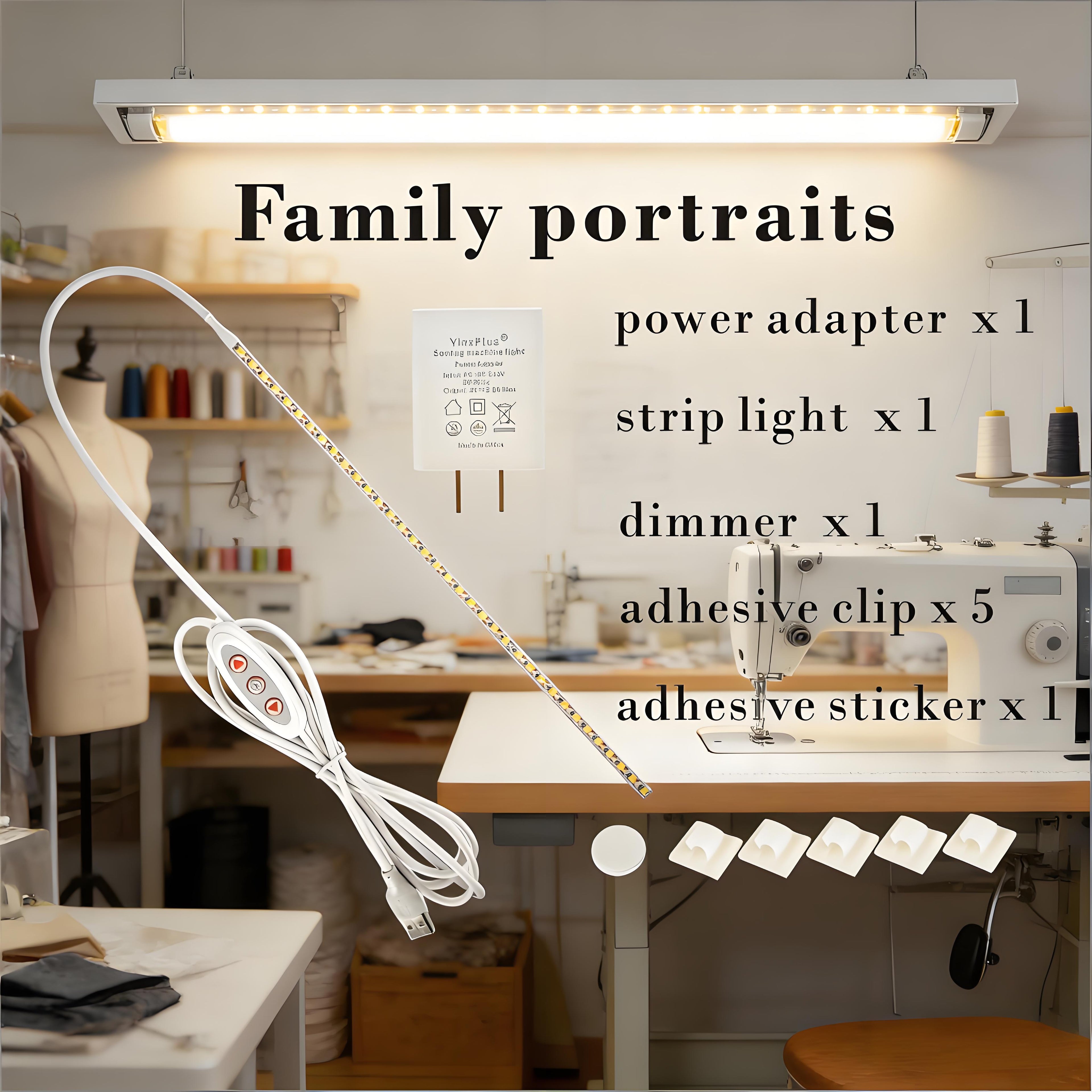 Dimmable LED Strip for Sewing Machine Lights – 29.6cm, Ra 90 High Brightness 6000K Daylight